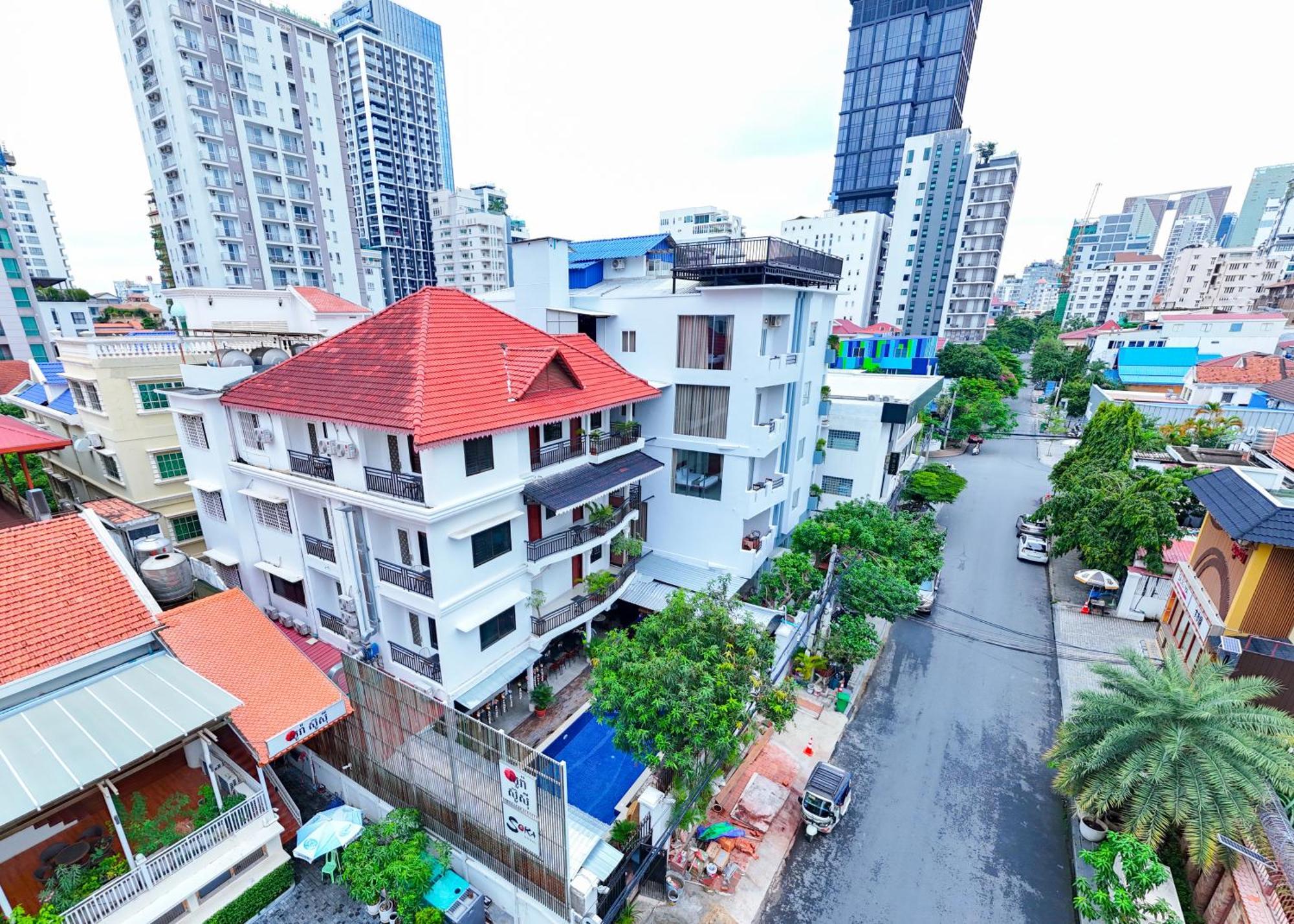 Bliss & Beats Hostel Phnom Penh Exterior foto